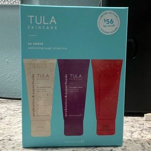 Tula exfoliating sugar scrub trio
